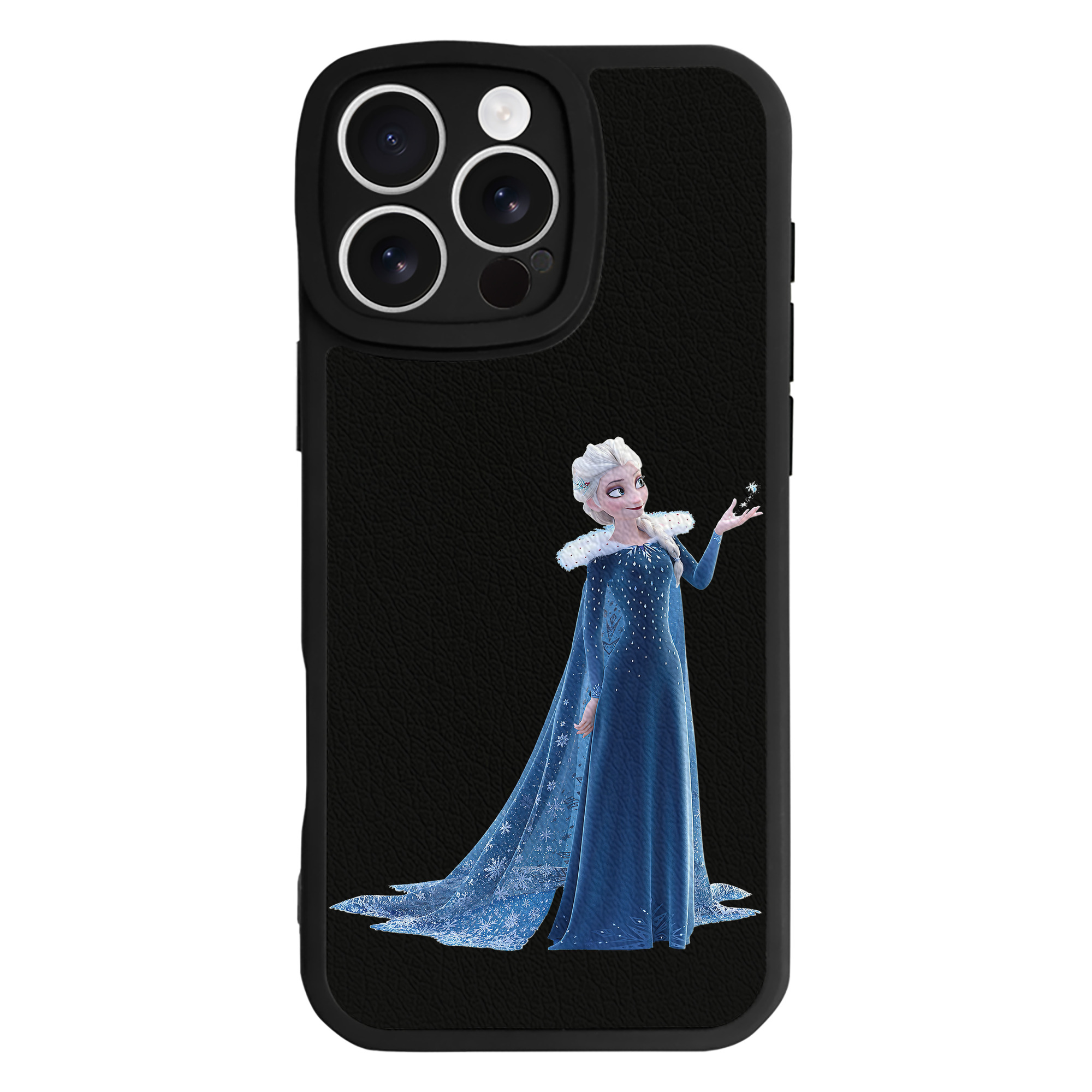 （画像用） アナと雪の女王 アンナ エルサ Frozen Anna Elsa 【iPhone 16シリーズ対応】シリコンスマホケース（レザー調） 材質：シリコン